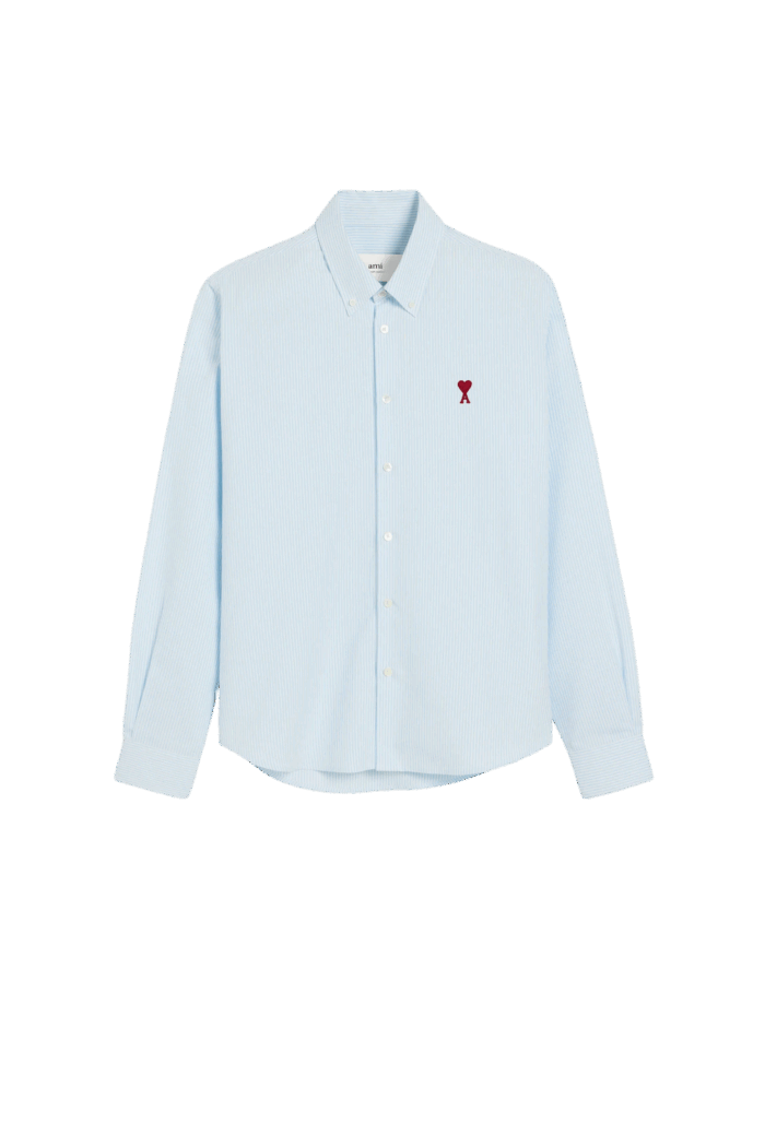 Chemise Rayé Cœur Rouge