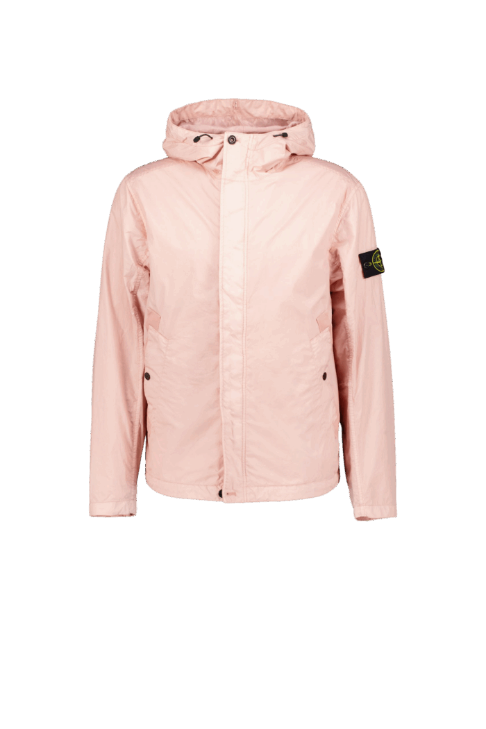 Parka Courte Nylon Rose Antique