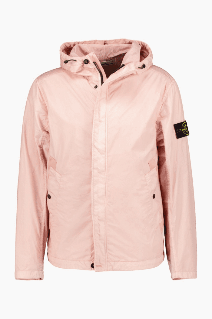 Parka Courte Nylon Rose Antique
