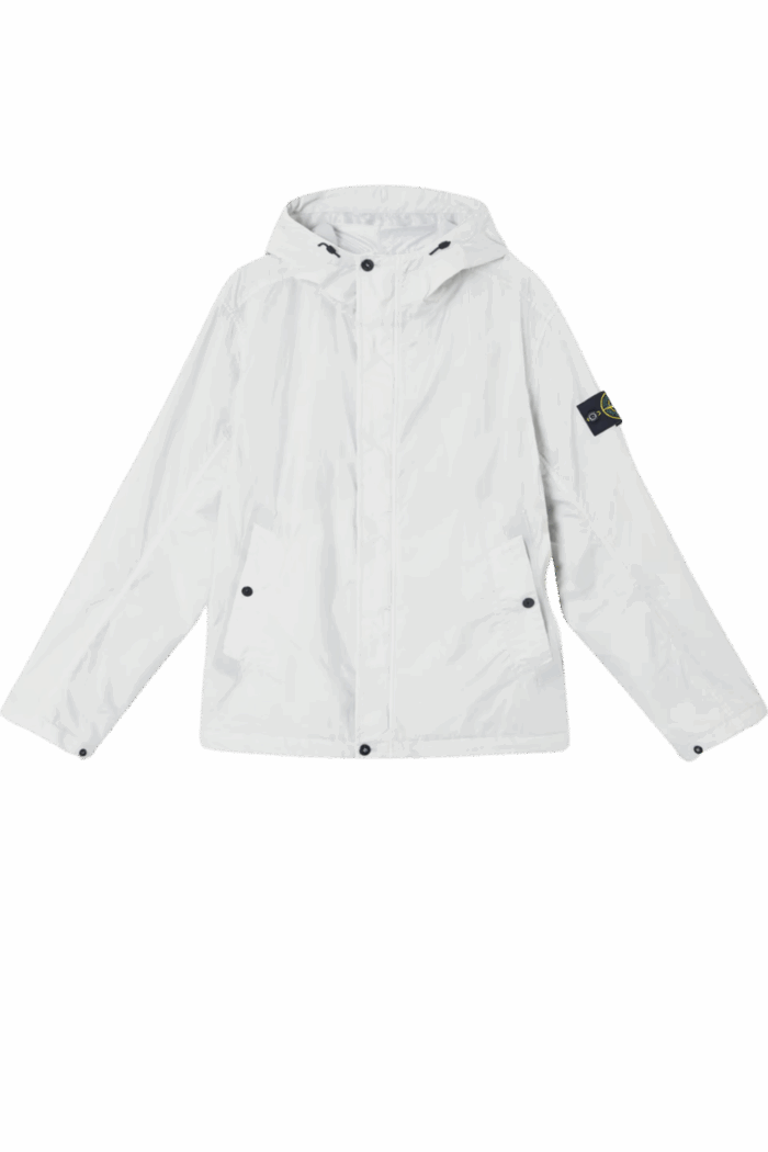 Parka Courte Nylon Bleu Ciel