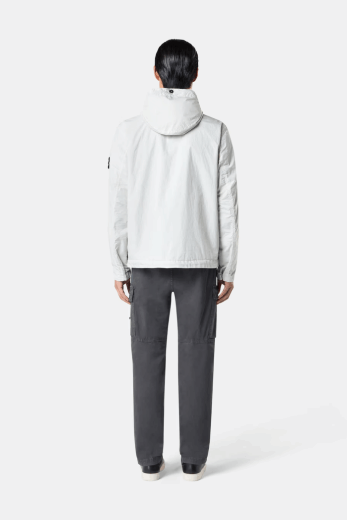 Parka Courte Nylon Bleu Ciel