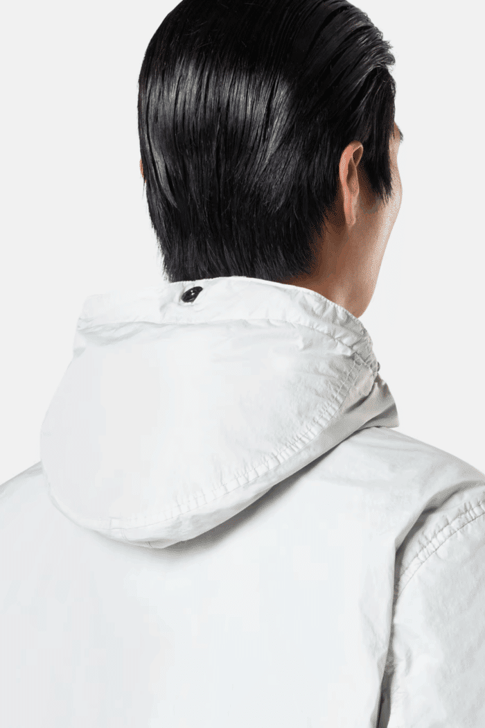 Parka Courte Nylon Bleu Ciel