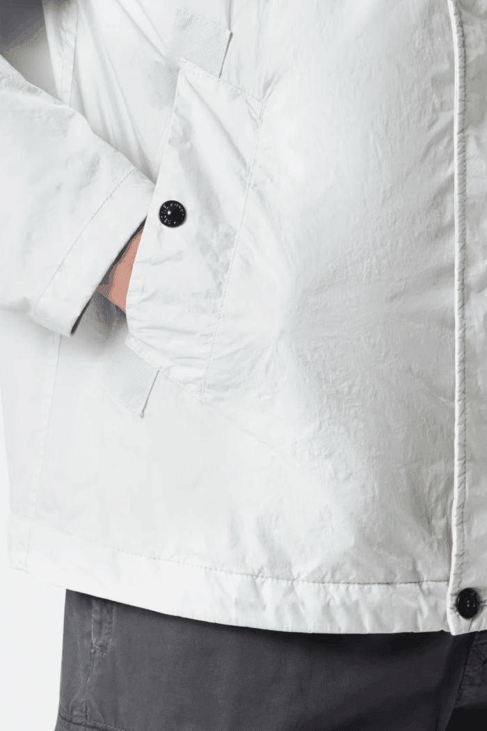 Parka Courte Nylon Bleu Ciel