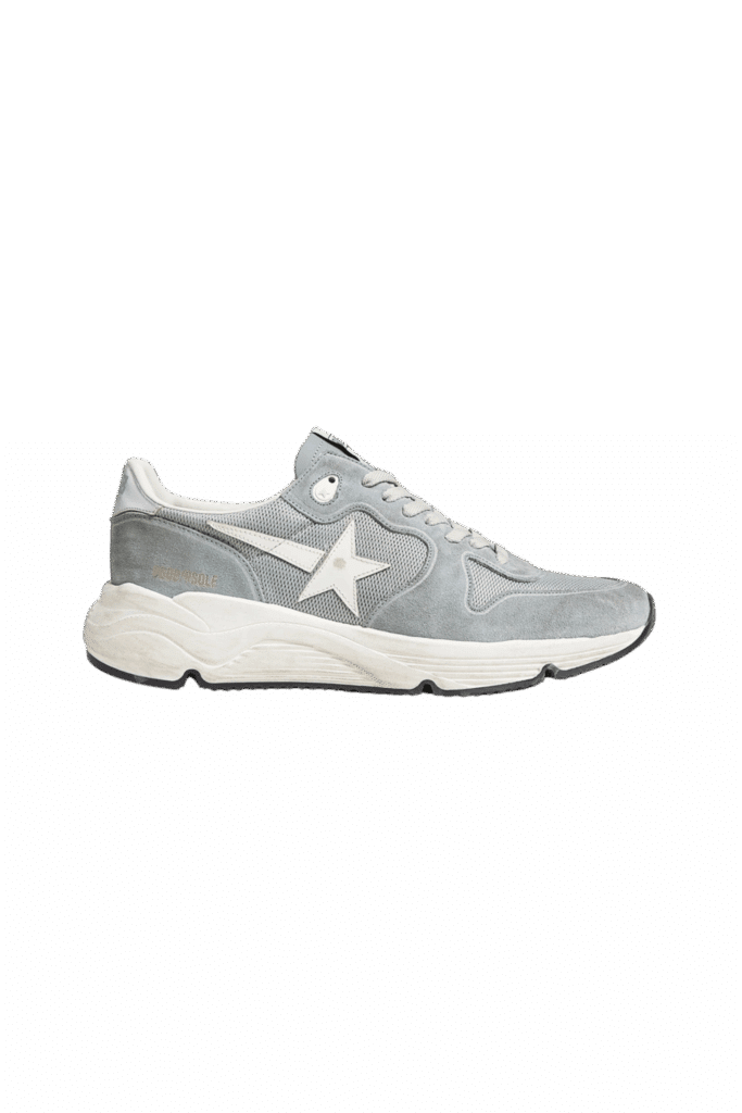 Sneakers Running Sole Cuir Bleu
