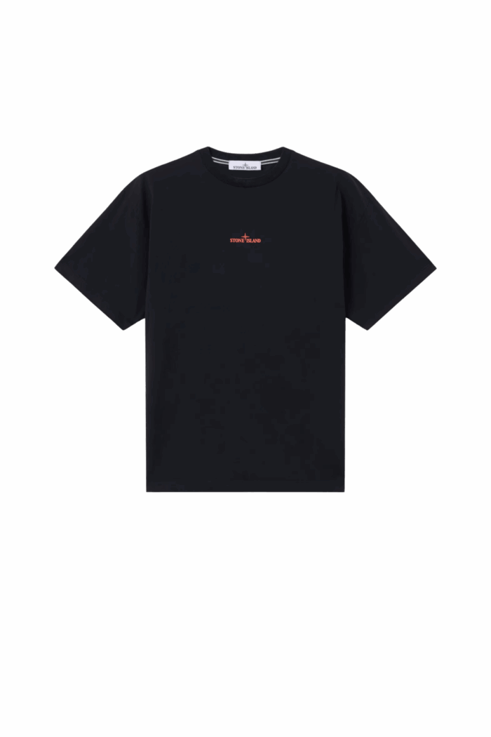 Tee-Shirt "Compass Camo" Coton Noir
