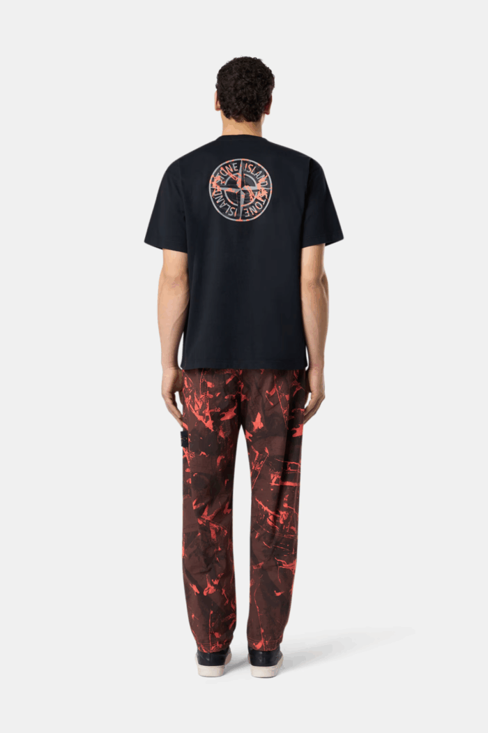 Tee-Shirt "Compass Camo" Coton Noir