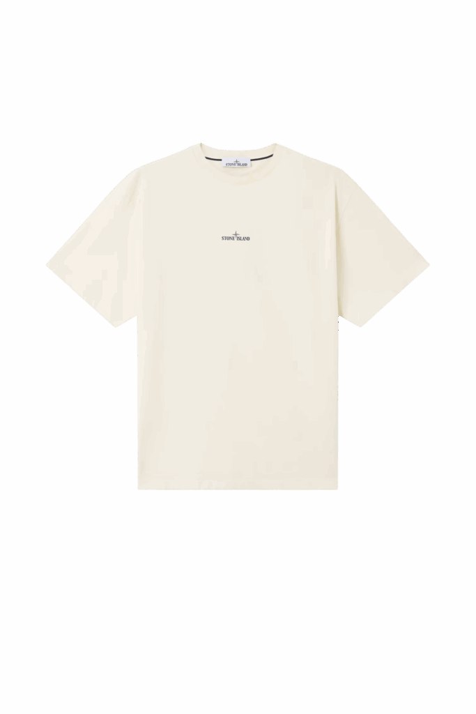 Tee-Shirt "Compass Camo" Coton Ivoire