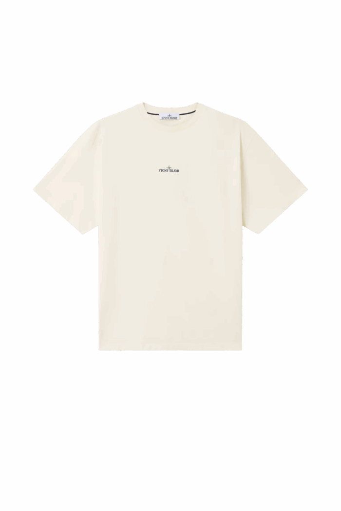 Tee-Shirt "Compass Camo" Coton Ivoire