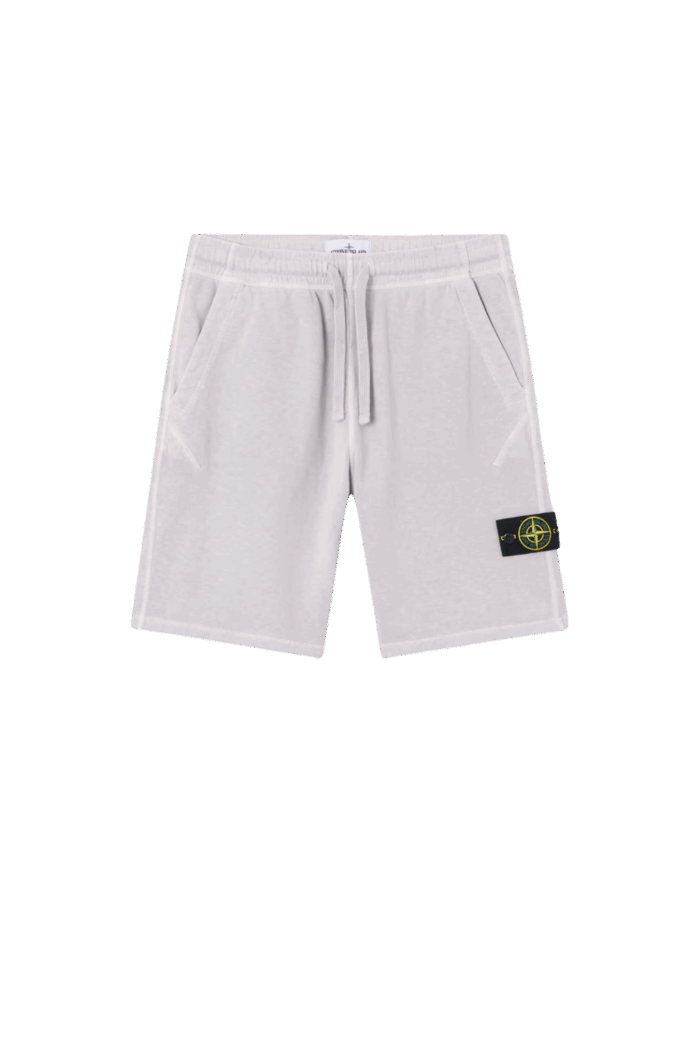 Short de Jogging Coton Flammé Lilas