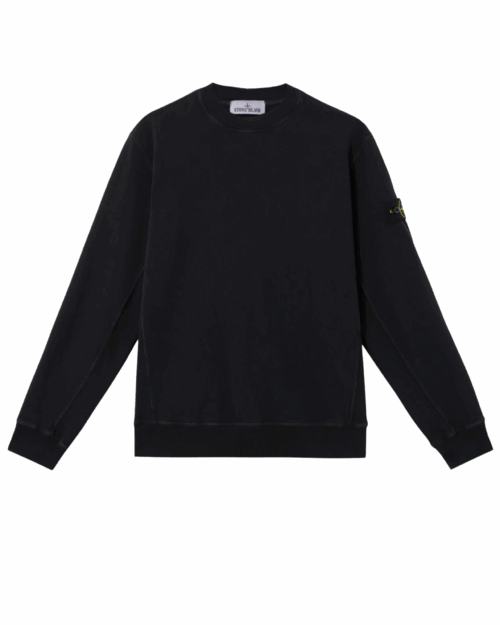 Sweat Coton Flammé Noir