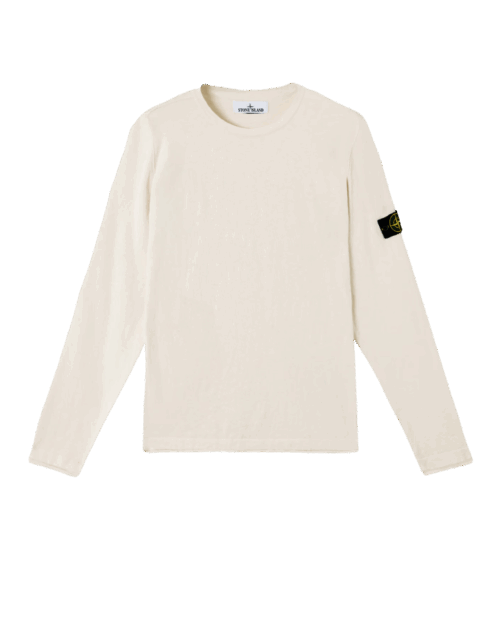 Pull Col Rond Coton Ivoire