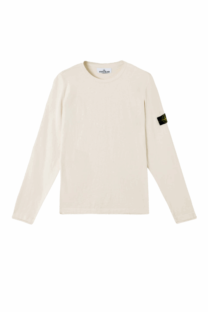 Pull Col Rond Coton Ivoire