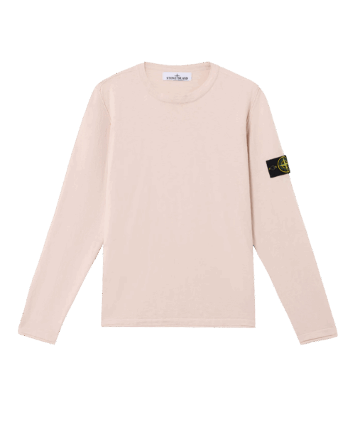 Pull Col Rond Coton Rose