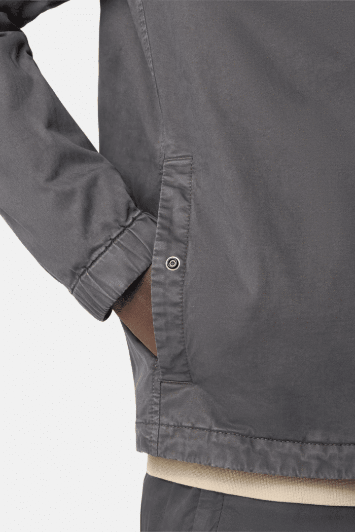Surchemise Zippée Coton Gris