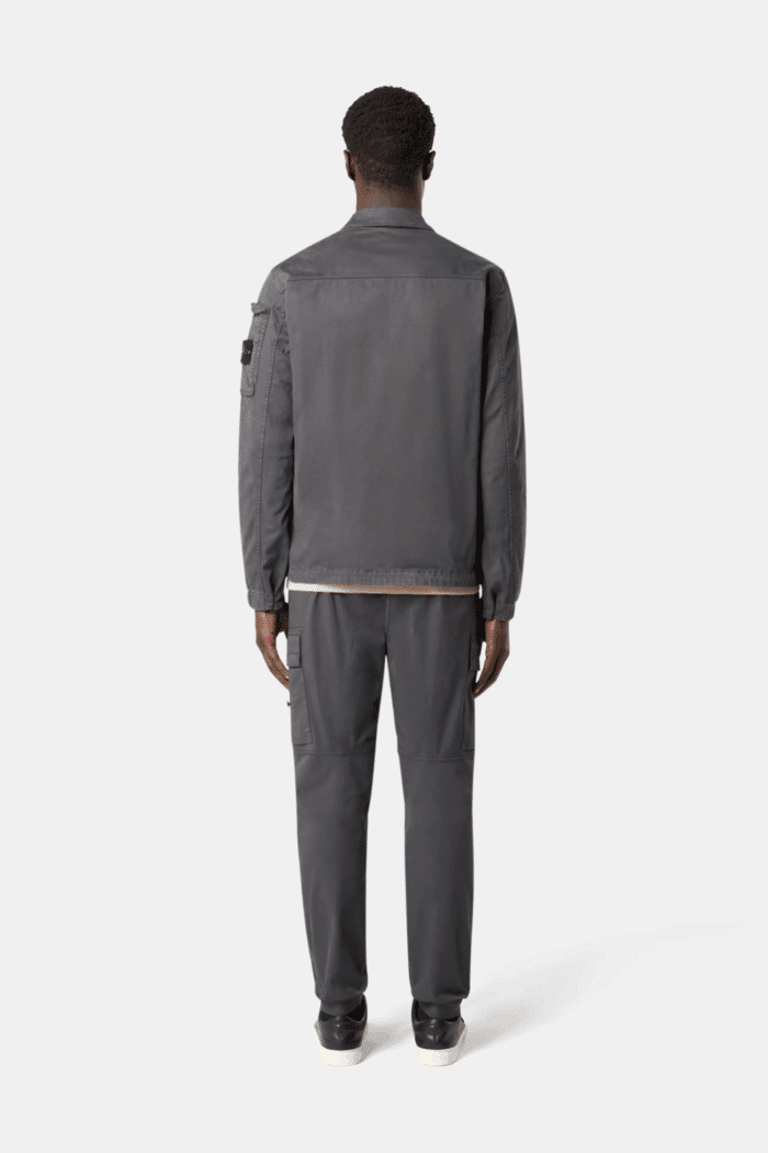 Surchemise Zippée Coton Gris