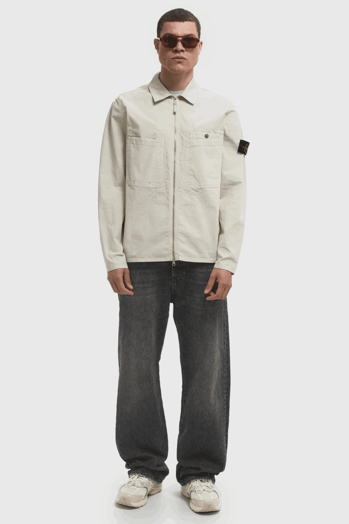 Surchemise Coton Stretch Sable