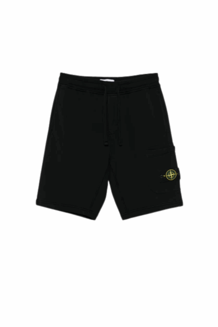 Bermuda Cargo Coton Noir