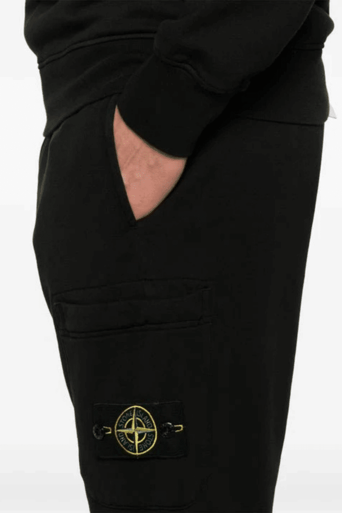 Bermuda Cargo Coton Noir
