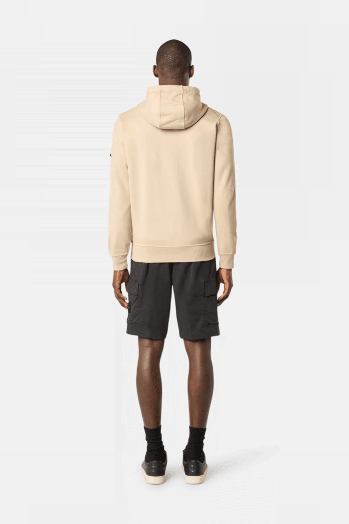 Bermuda Cargo Coton Usé Noir