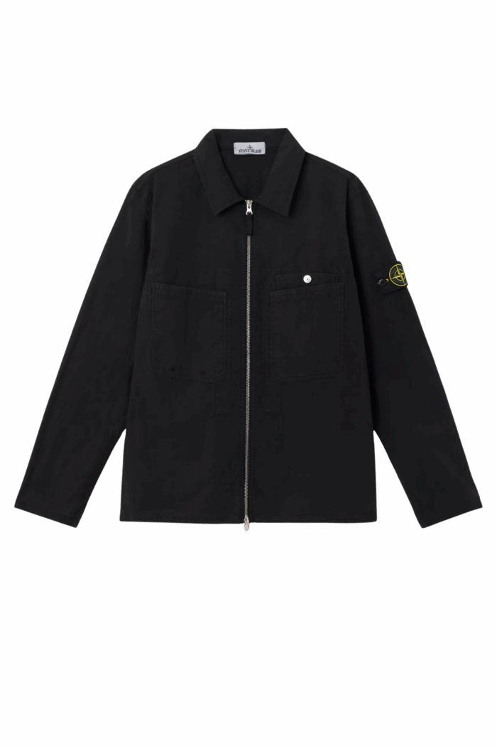 Surchemise Coton Stretch Noir