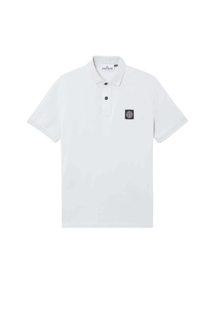 Polo Coton Élasthanne Bleu Ciel