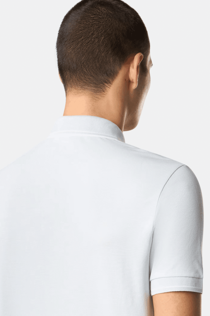 Polo Coton Élasthanne Bleu Ciel