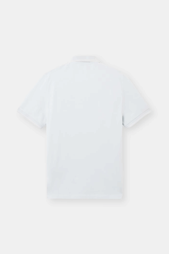 Polo Coton Élasthanne Bleu Ciel