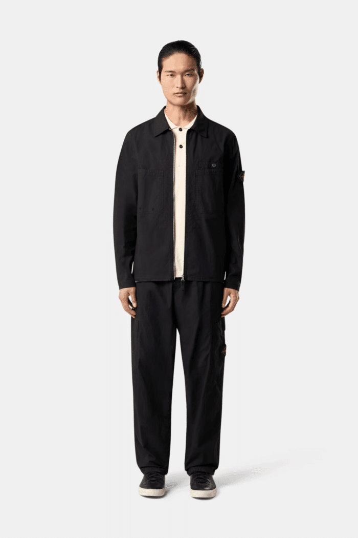 Surchemise Coton Stretch Noir