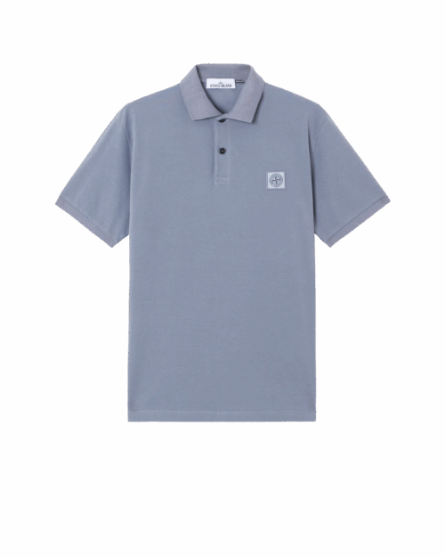 Polo Coton Bleu Avio