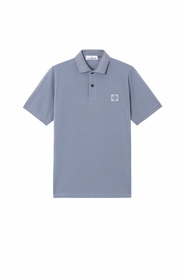 Polo Coton Bleu Avio