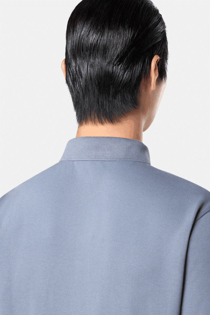 Polo Coton Bleu Avio