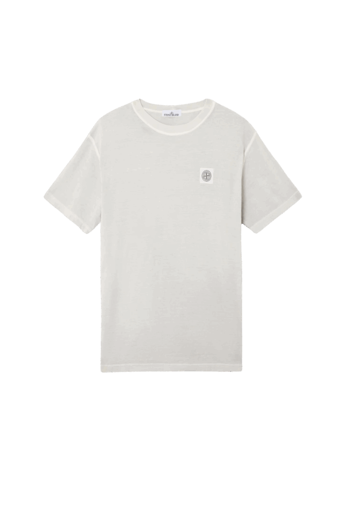 Tee-Shirt Écusson Compass Gris Perle