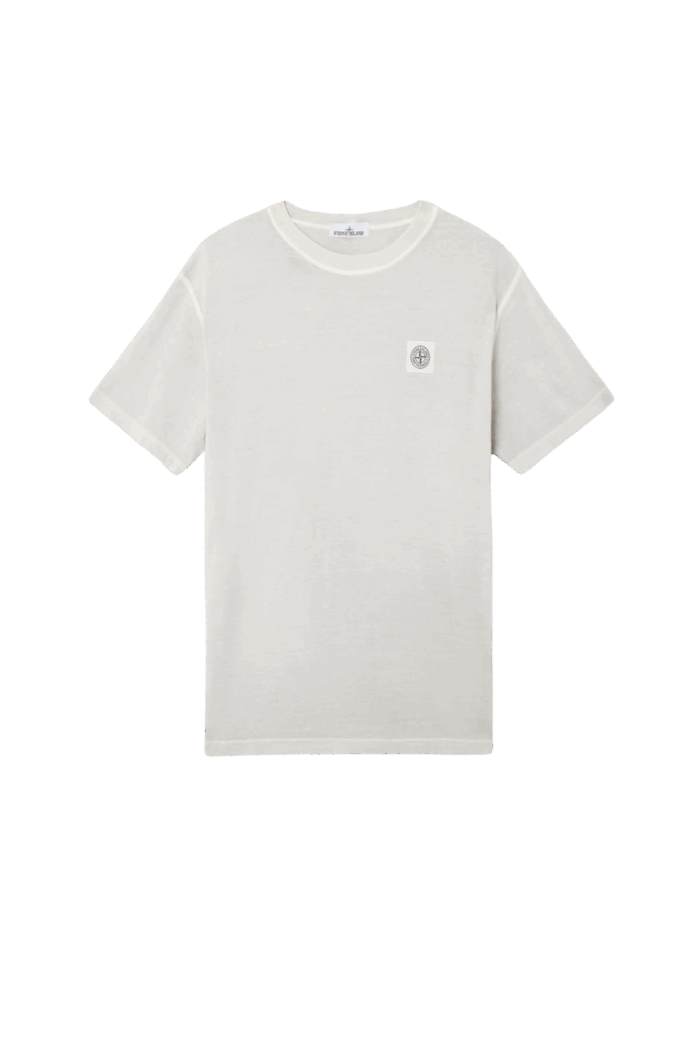 Tee-Shirt Écusson Compass Gris Perle