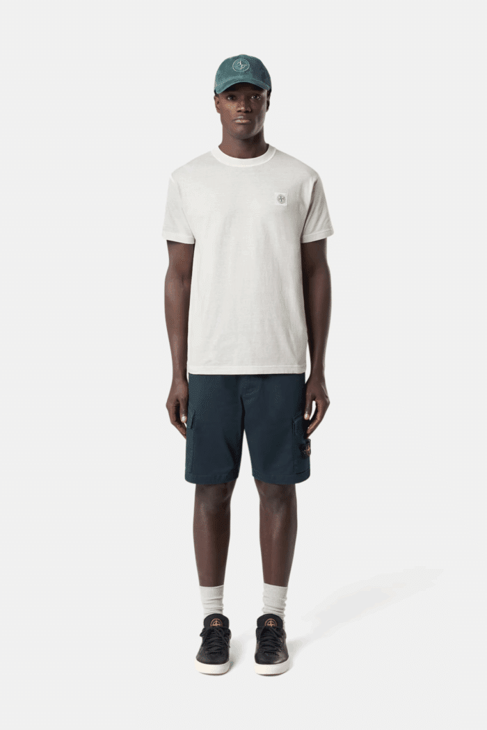 Tee-Shirt Écusson Compass Gris Perle