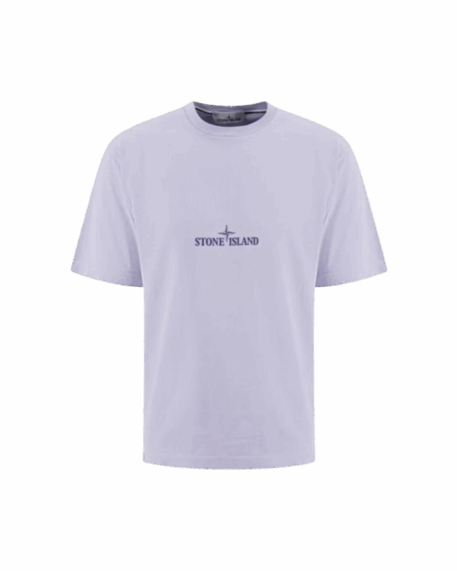 Tee-Shirt "Construction Lines" Lilas