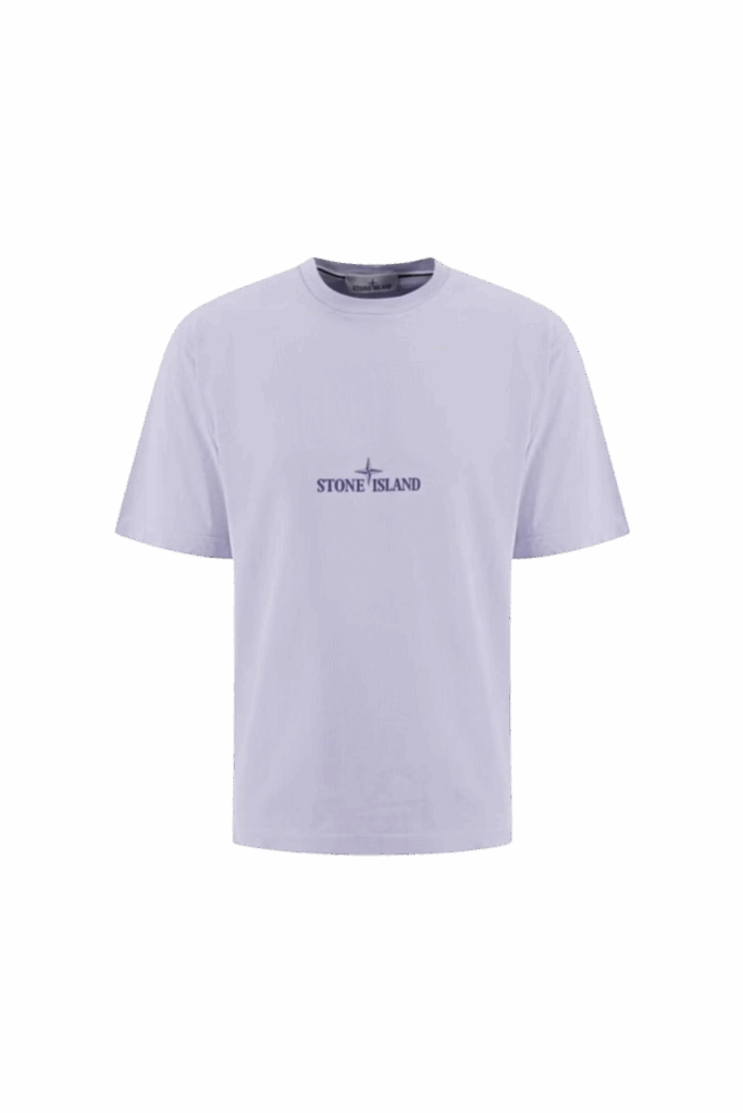 Tee-Shirt "Construction Lines" Lilas