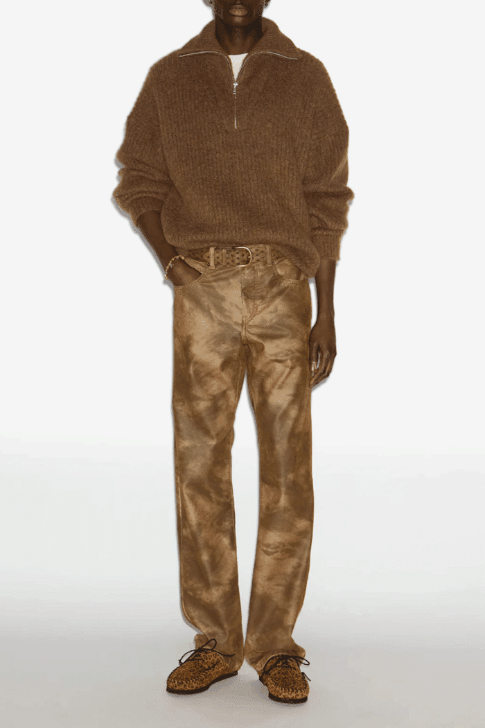 Pull Dinan Maille Marron