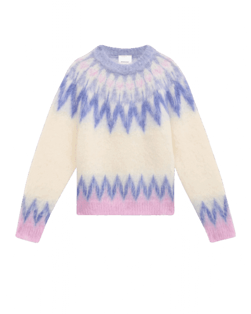 Pull Nicolas Mohair Bleu