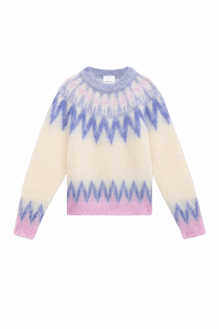 Pull Nicolas Mohair Bleu