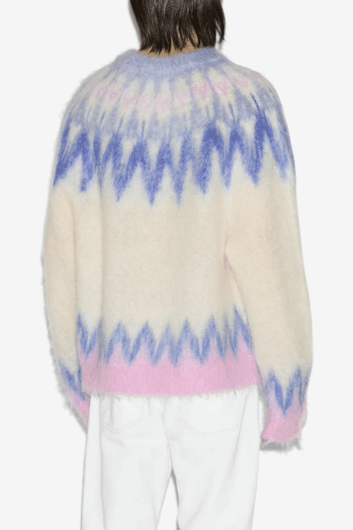 Pull Nicolas Mohair Bleu