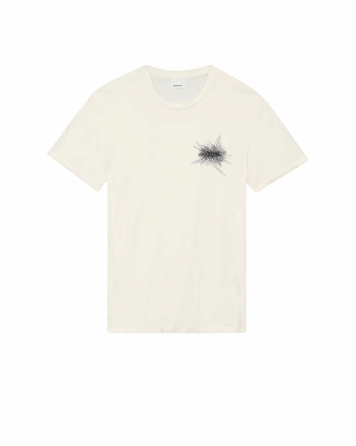 Tee-shirt Honoré Écru Logo Brodé