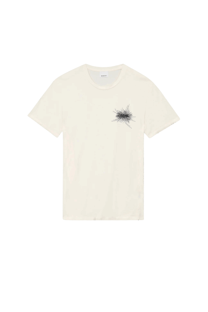 Tee-shirt Honoré Écru Logo Brodé