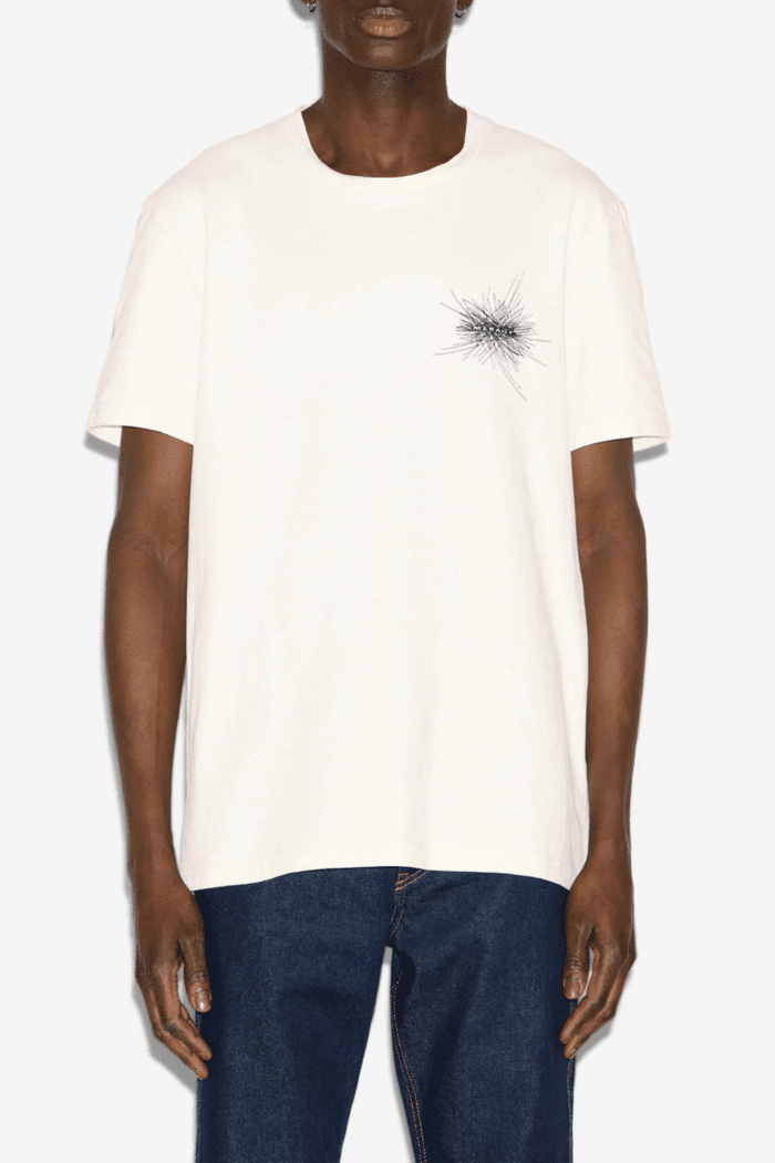 Tee-shirt Honoré Écru Logo Brodé