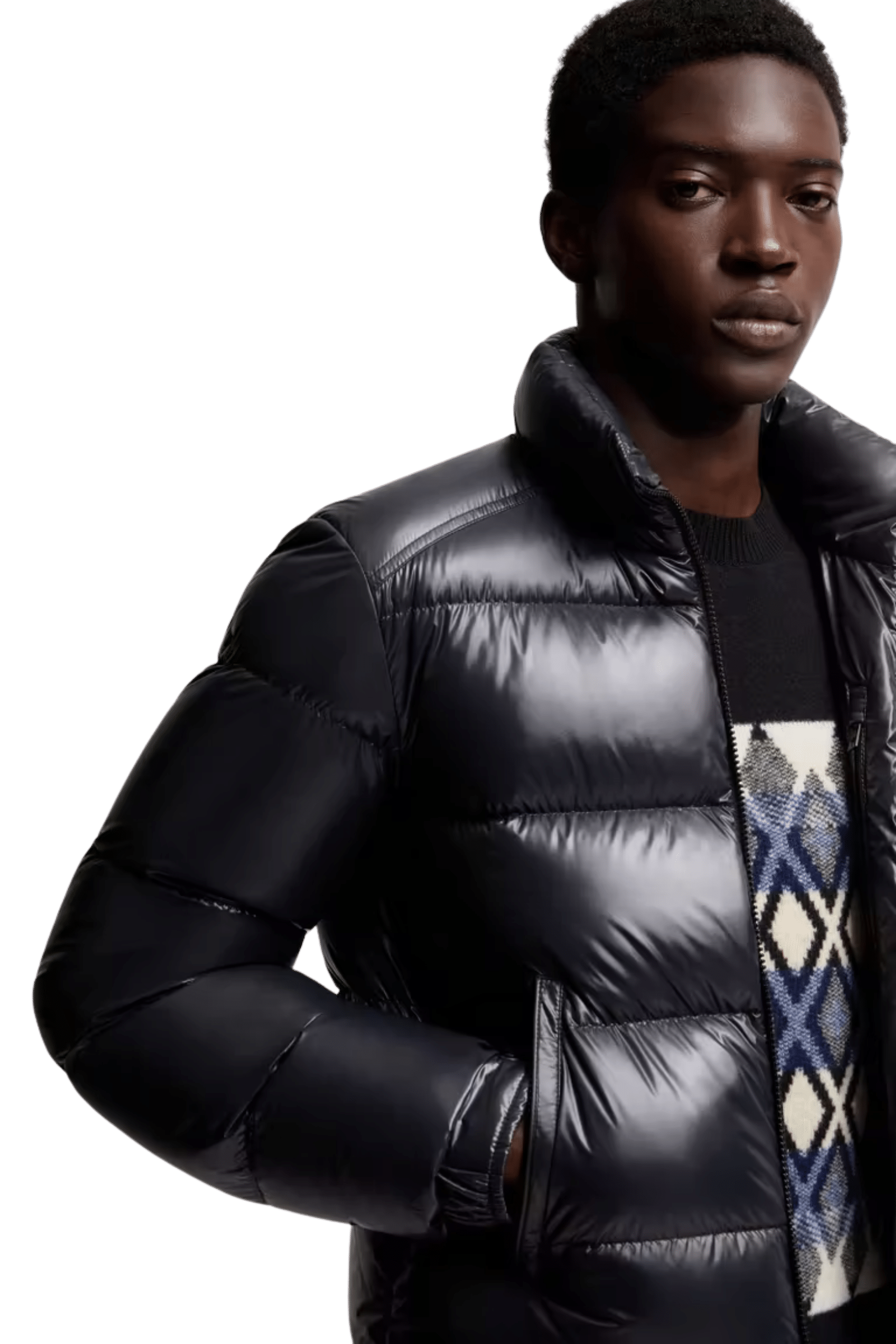 Doudoune Courte Levitha Nylon Noir