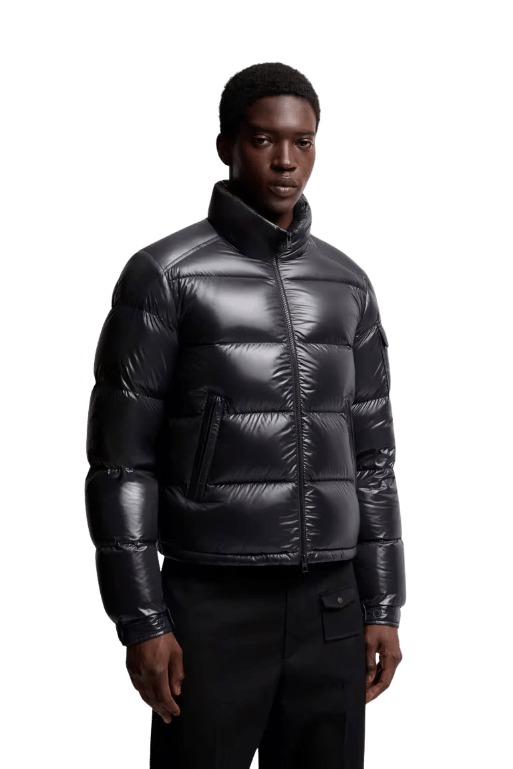 Doudoune Courte Levitha Nylon Noir