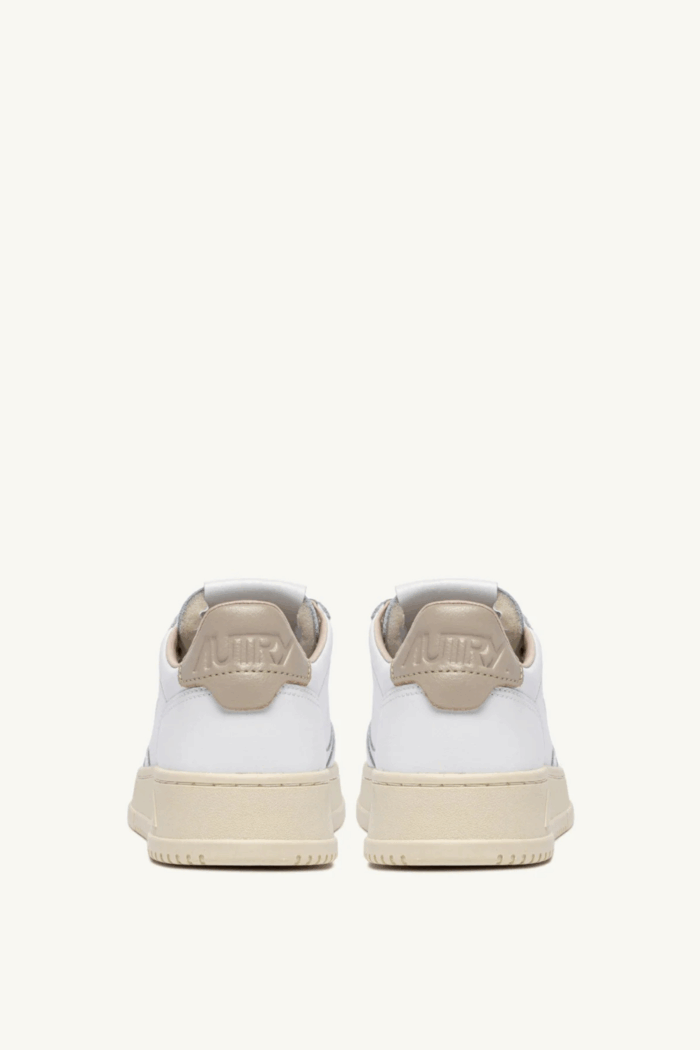 Sneakers Medalist Cuir Blanc Beige