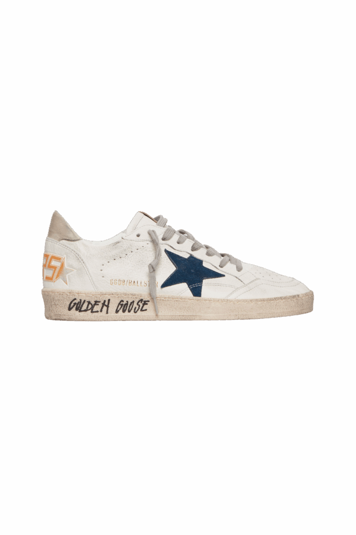 Sneakers Ballstar Blanc Bleu Gris