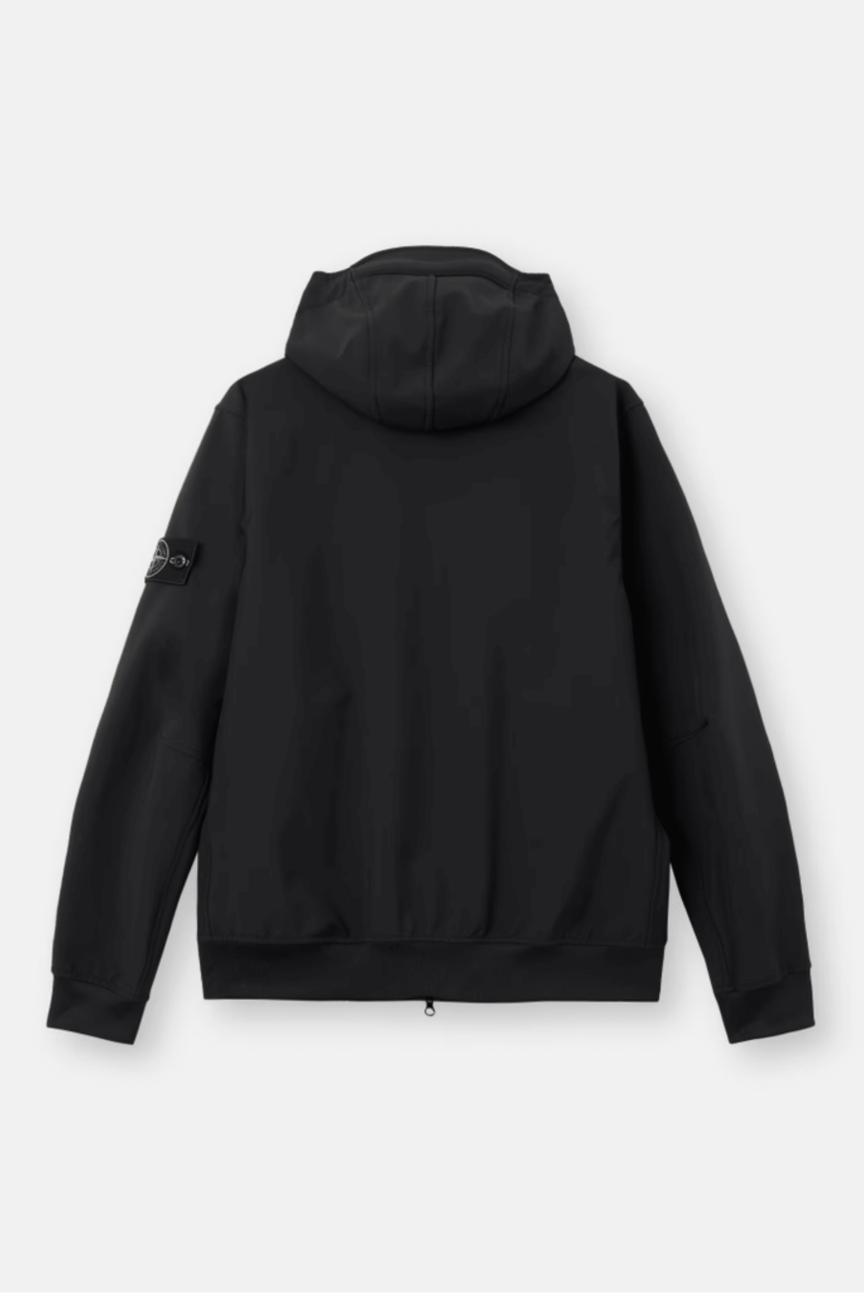 Blouson Léger Capuche Noir – Image 2