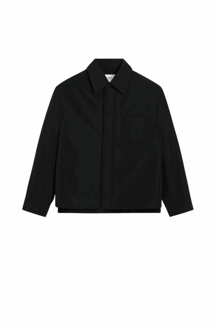 Surchemise Rembourrée Taffetas Noir