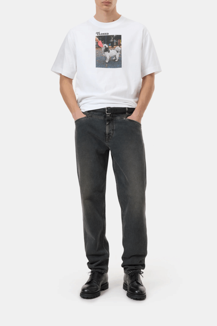 Tee-Shirt Imprimé Coton Blanc – Image 3